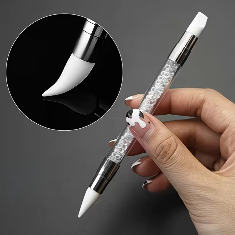 Nail Art Blending Sponge Pen Set — 100 Sponges