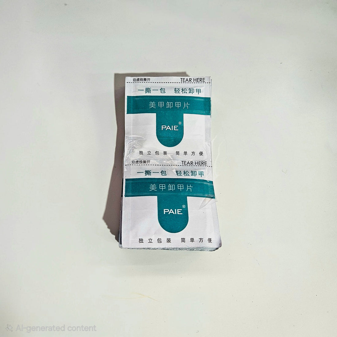 Individually Wrapped Nail Remover Pads — 20pcs Pack