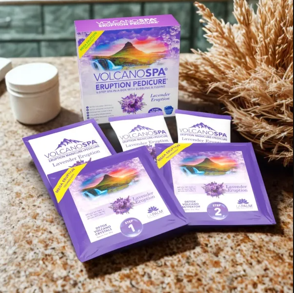 VolcanoSpa 6 Step Pedicure Kit with Liner