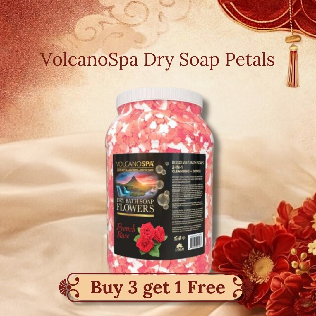 Dry Bath Soap Pedicure Flower Petals (Volcano Spa by LaPalm)