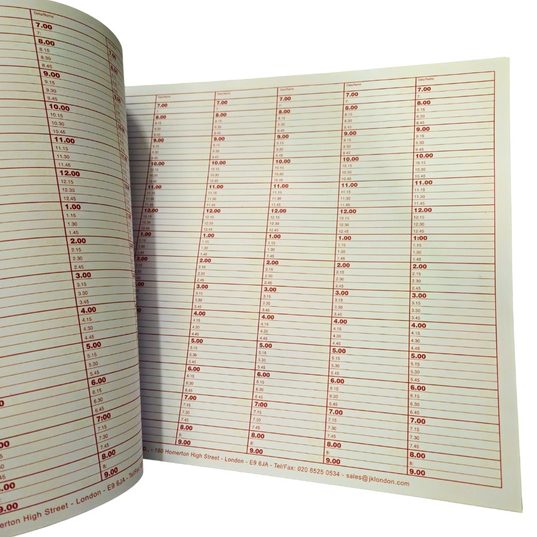 Appointment Book 6 Columns - EMOI SUPPLY