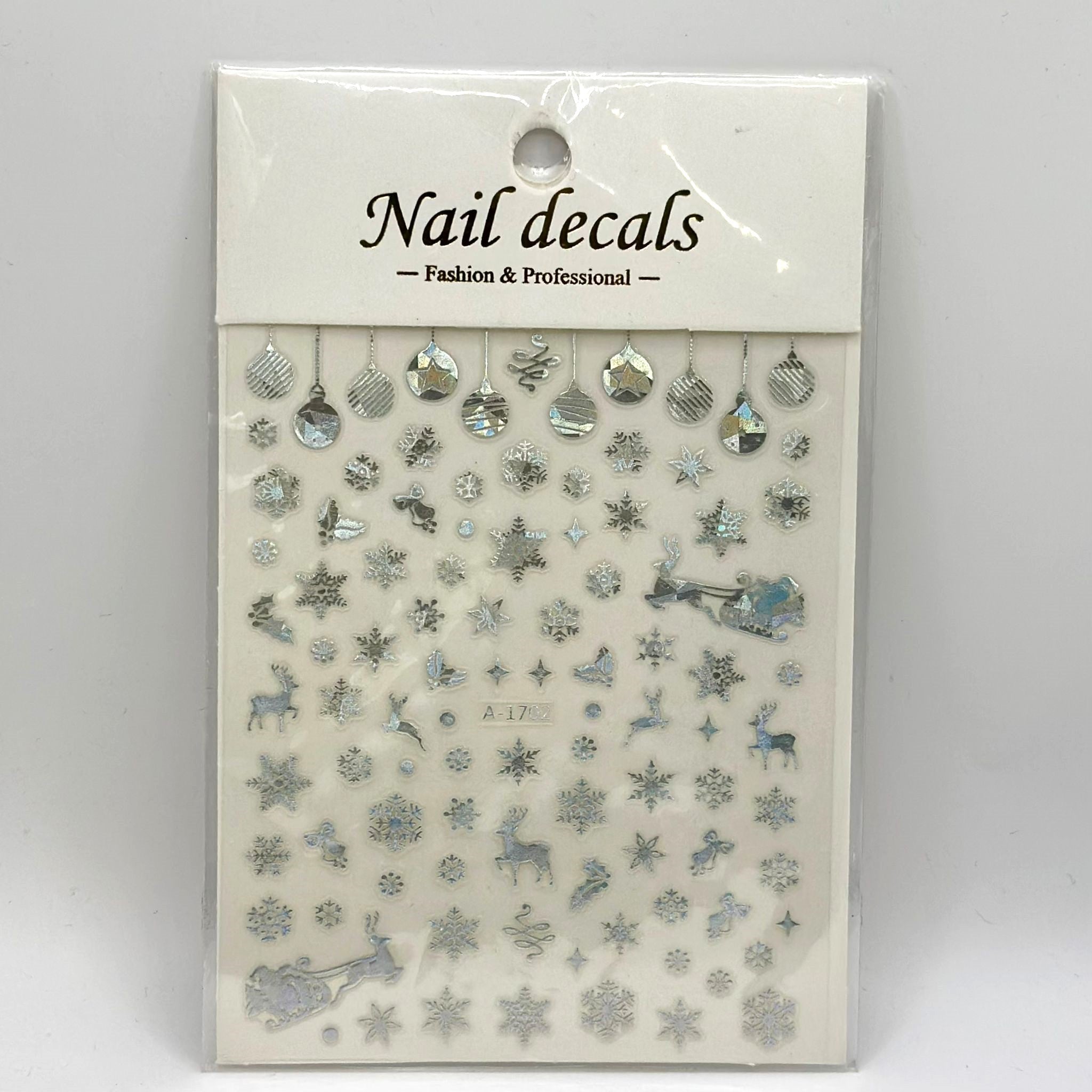 Christmas Nail Art Decal Stickers - EMOI SUPPLY