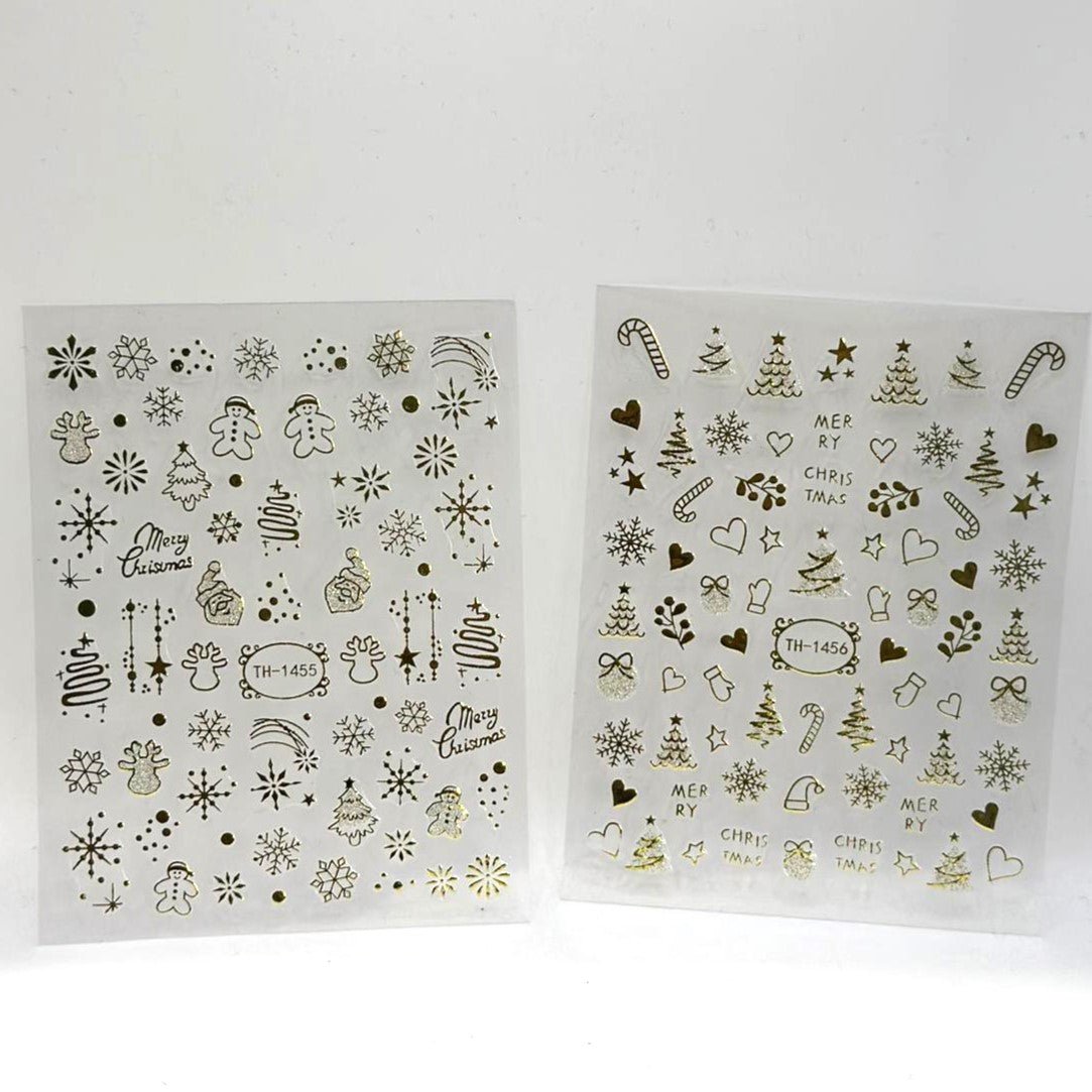 Christmas Nail Art Stickers - EMOI SUPPLY