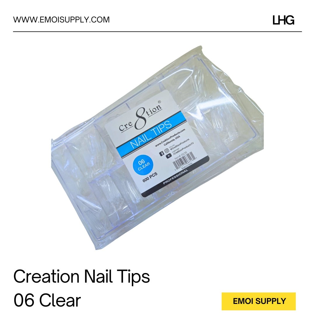 Cre8tion Tip Box - CLEAR - EMOI SUPPLY