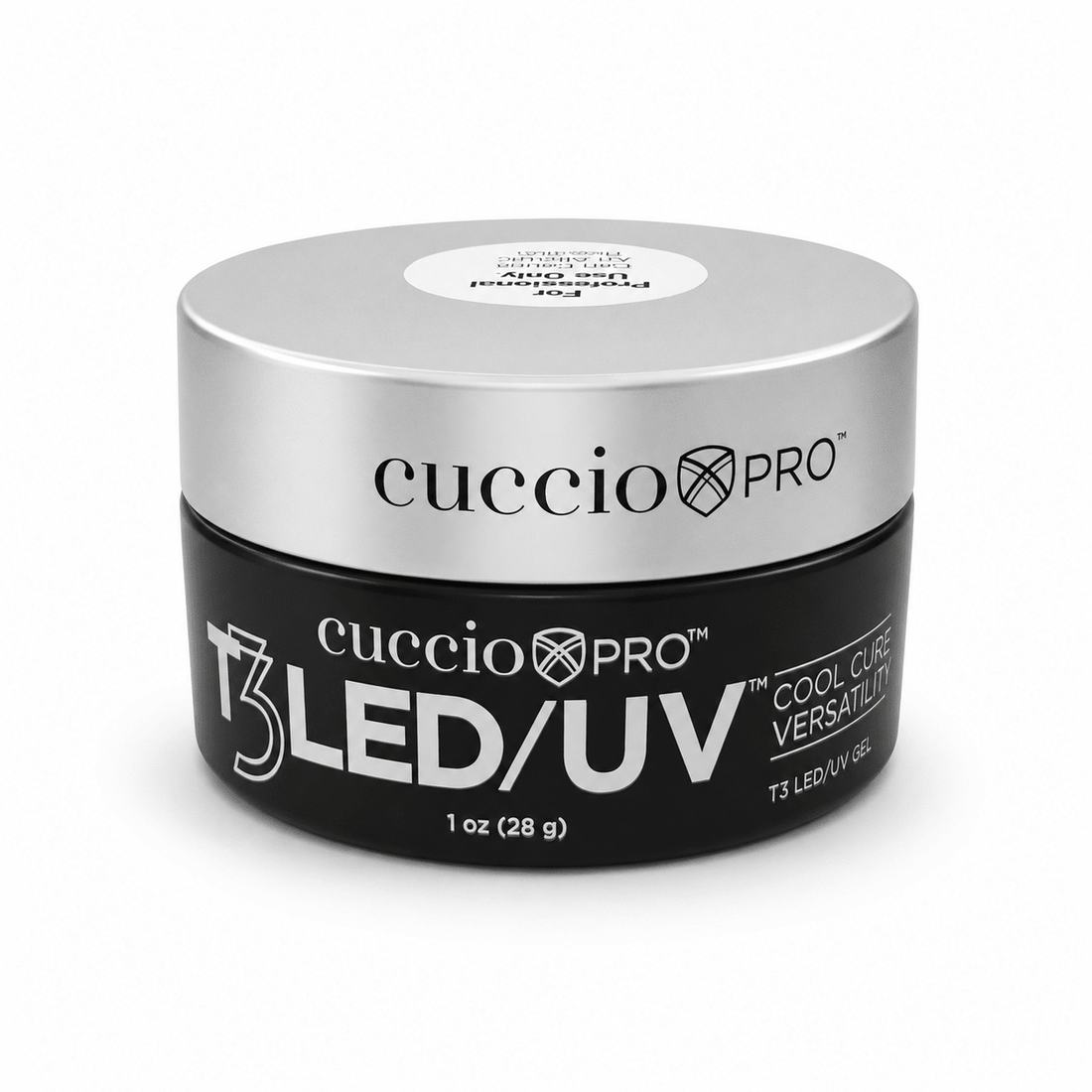 Cuccio T3 LED/UV Self Leveling Versatility Gel 1oz (28g) - Clear - Emoi Supply