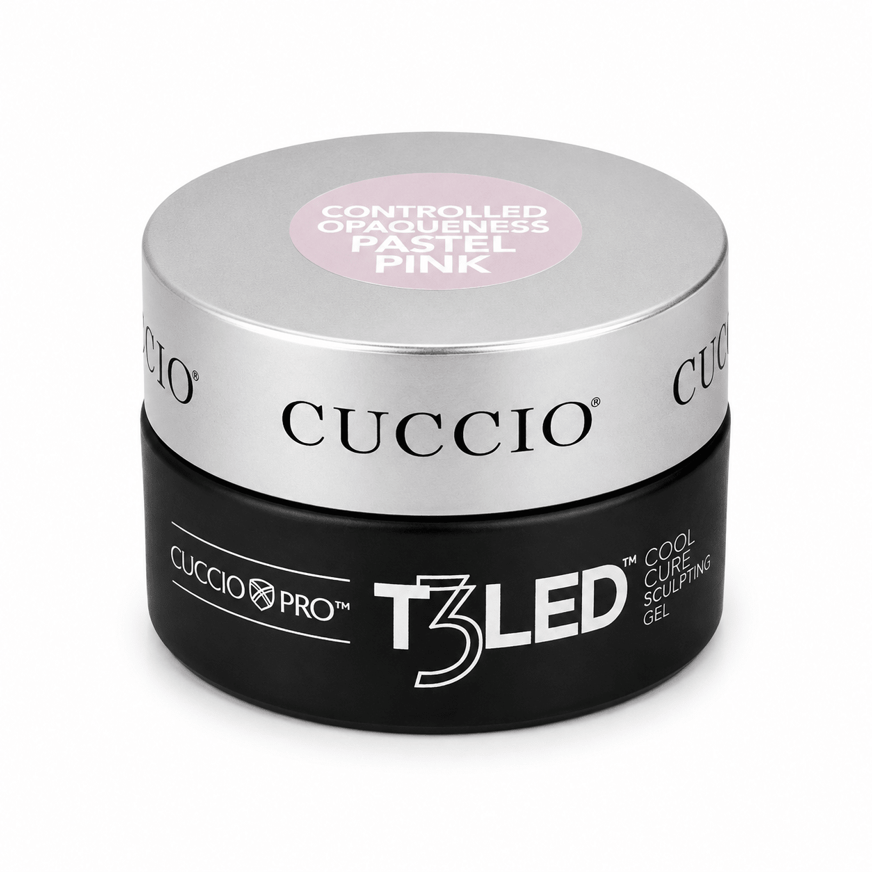 Cuccio T3 LED/UV Self Leveling Versatility Gel 1oz (28g) - Opaque Petal Pink - Emoi Supply