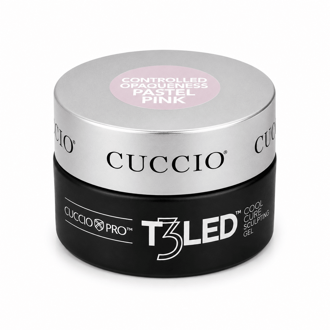 Cuccio T3 LED/UV Self Leveling Versatility Gel 1oz (28g) - Opaque Petal Pink - Emoi Supply