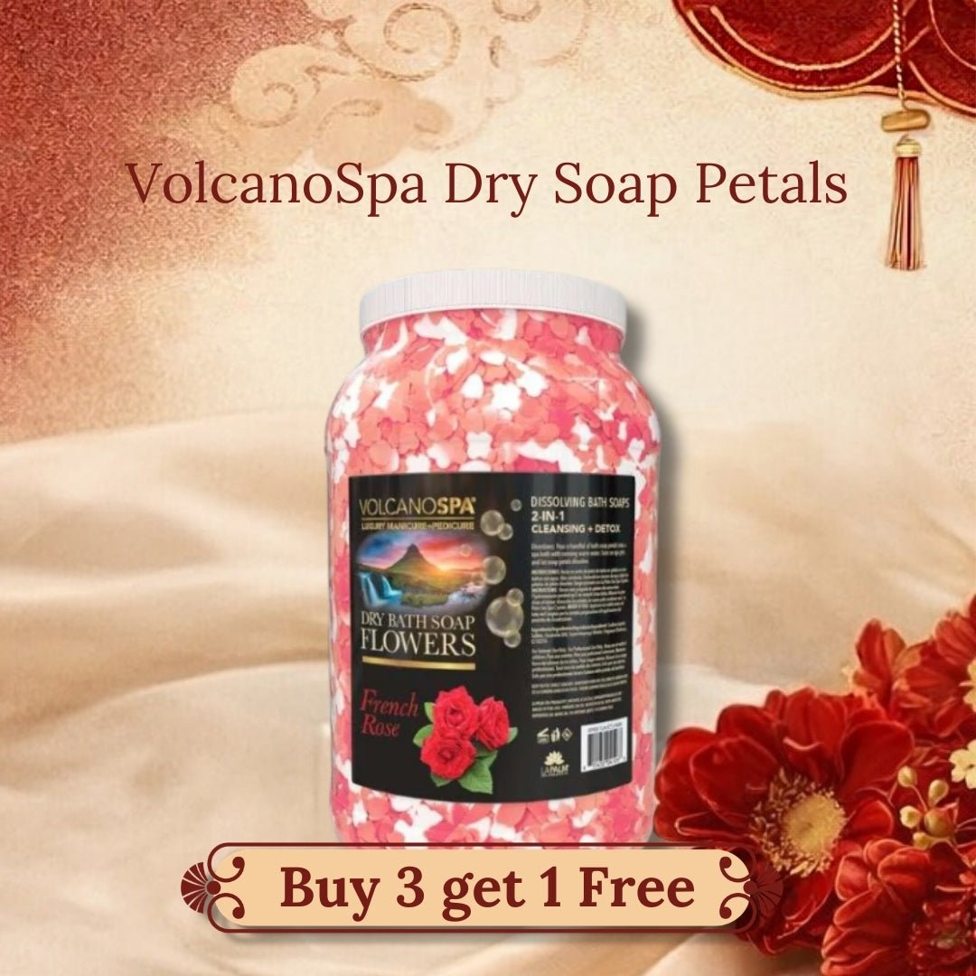 Dry Bath Soap Pedicure Flower Petals (Volcano Spa by LaPalm) - EMOI SUPPLY