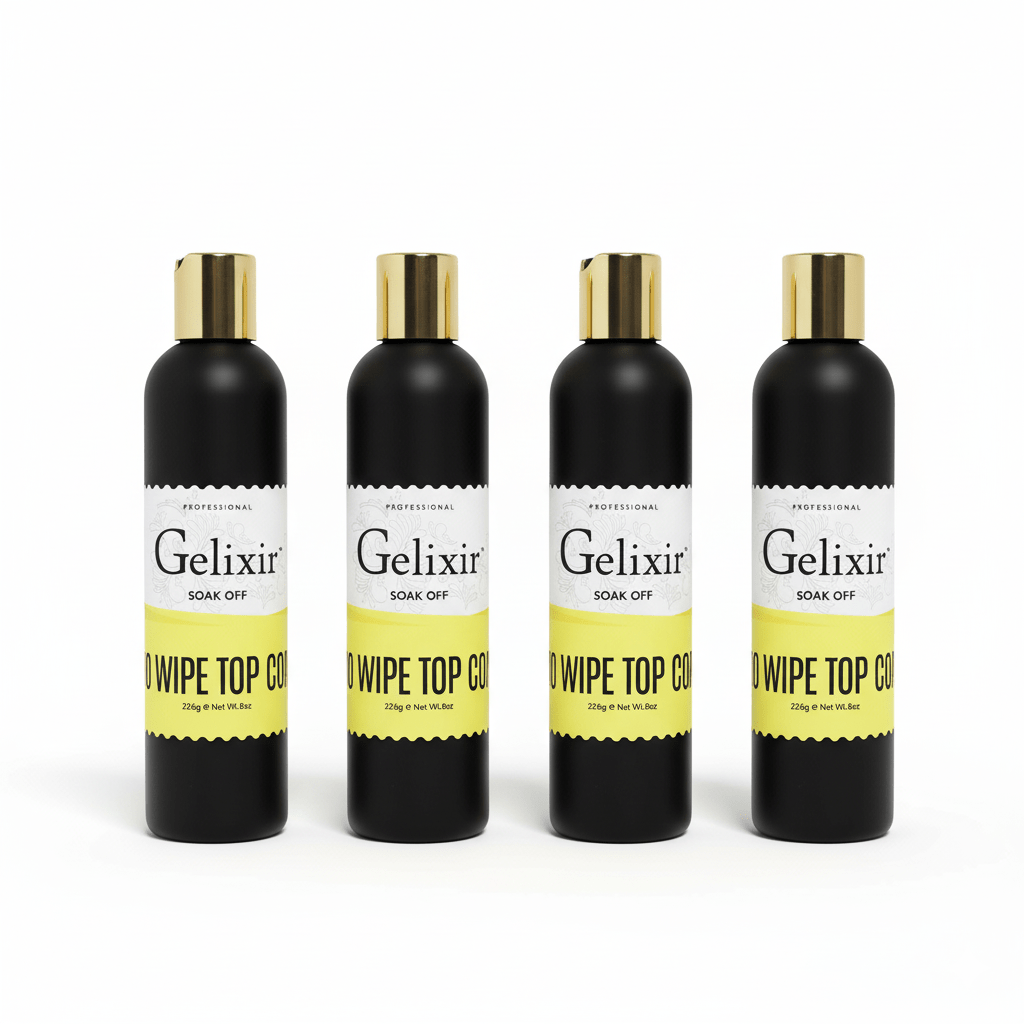 Gelixir Top & Base Coat - Pack of 4 - EMOI SUPPLY