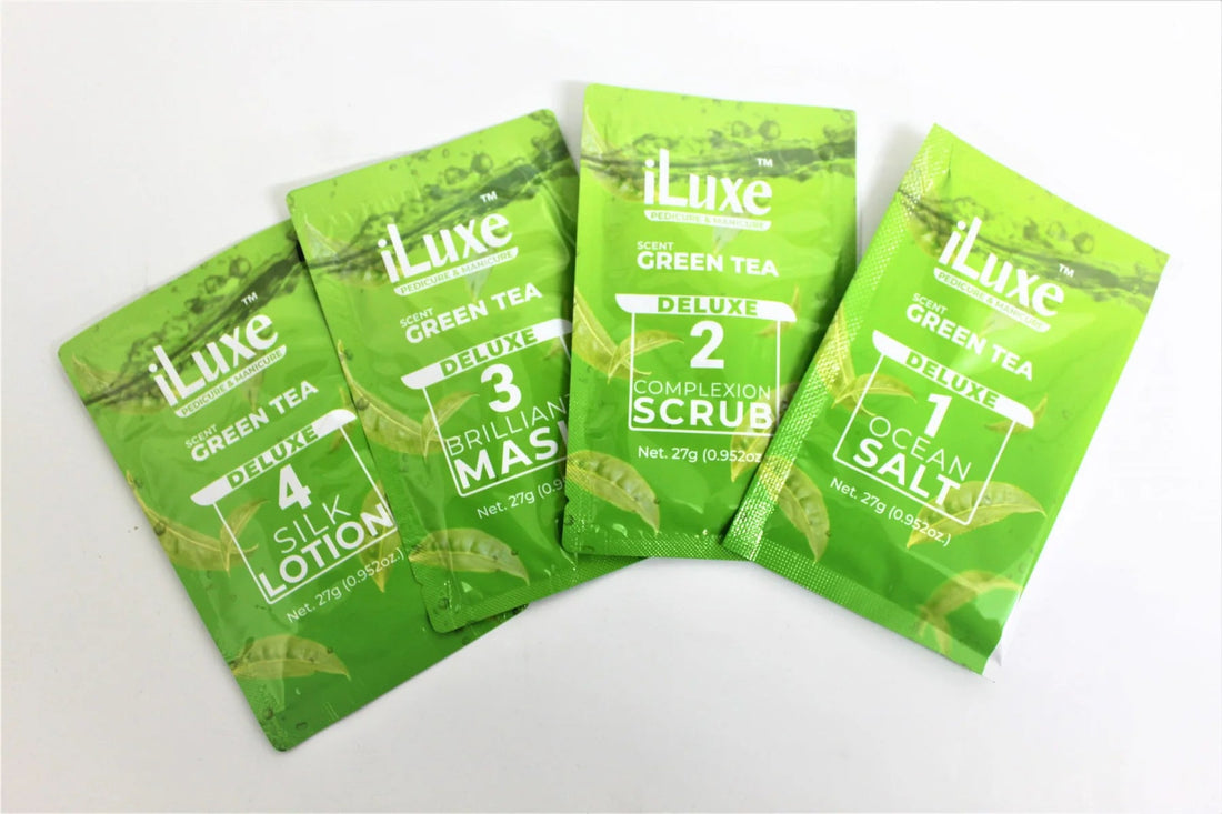 iLuxe Deluxe 4 - Step Pedicure - Green Tea - EMOI SUPPLY