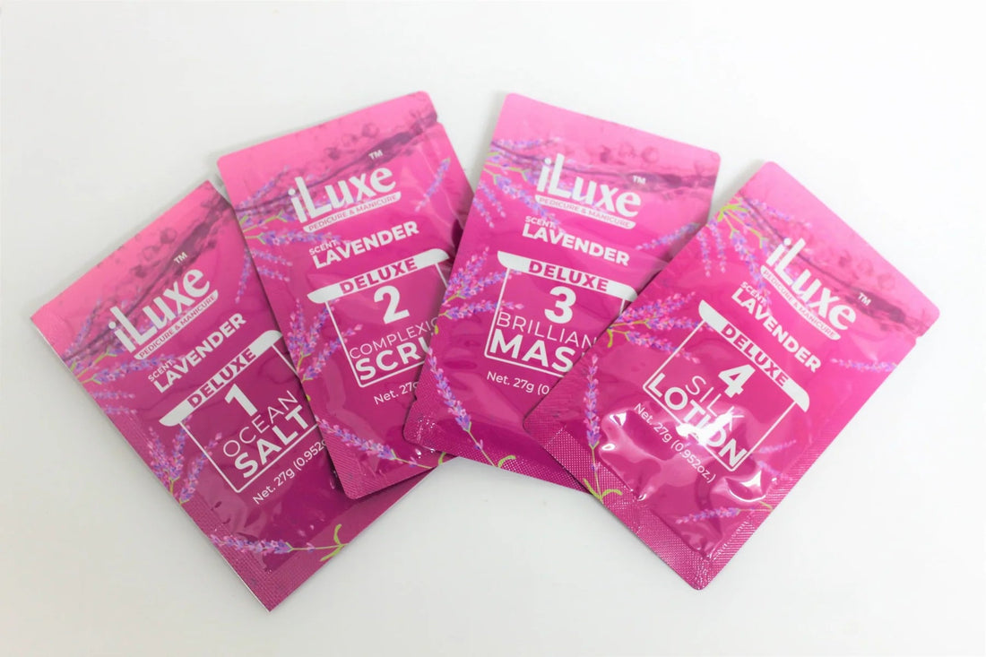 iLuxe Deluxe 4 - Step Pedicure - Lavender - EMOI SUPPLY