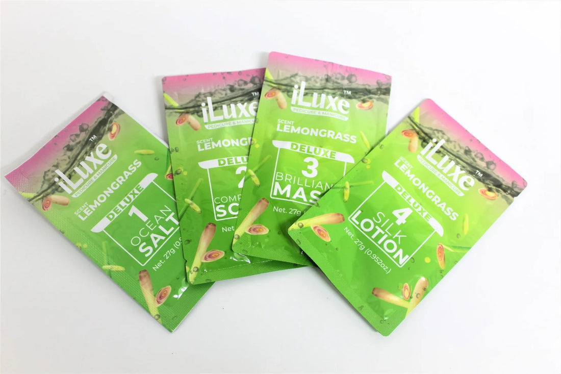 iLuxe Deluxe 4 - Step Pedicure - Lemongrass - EMOI SUPPLY