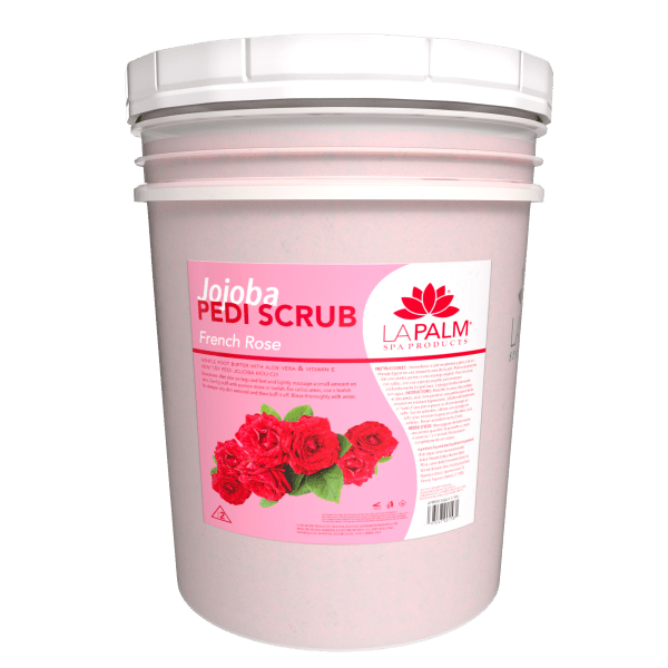 Jojoba Pedi Scrub French Rose by La Palm - EMOI SUPPLY