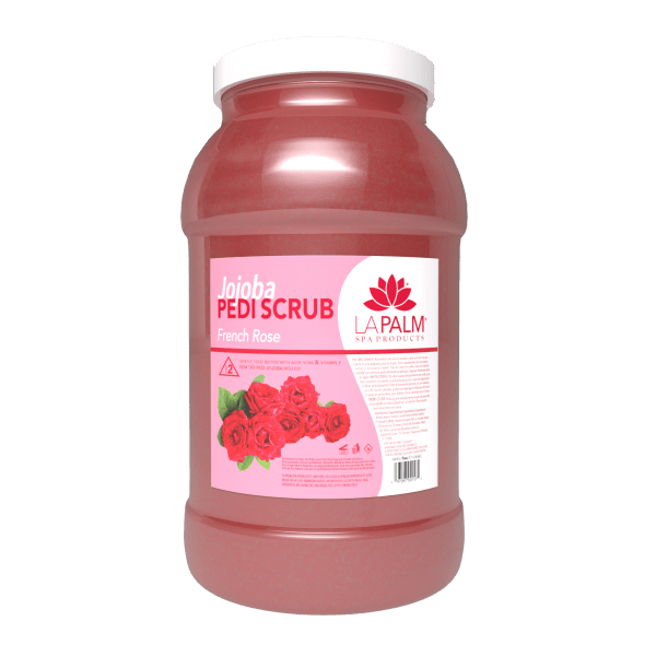 Jojoba Pedi Scrub French Rose by La Palm - EMOI SUPPLY