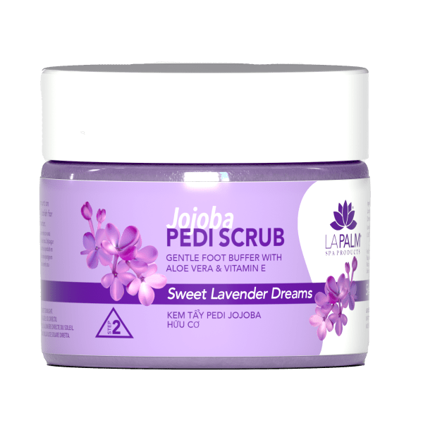 Jojoba Pedi Scrub Lavender by La Palm - EMOI SUPPLY