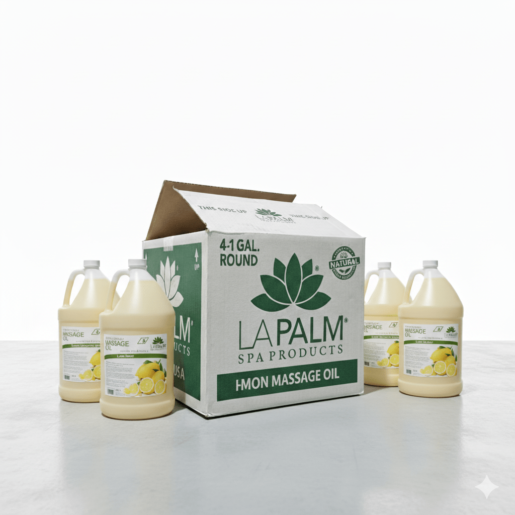 LaPalm Massage Oil – Box of 4 Gallons - EMOI SUPPLY