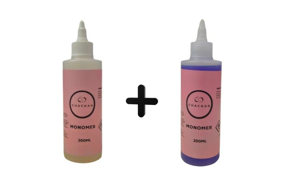 Liquid Bundle: ChaChan Acrylic Liquid Clear and Purple - EMOI SUPPLY