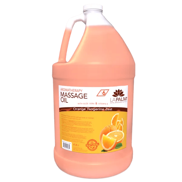 Massage Oil - Orange Tangerine Zest by La Palm - EMOI SUPPLY