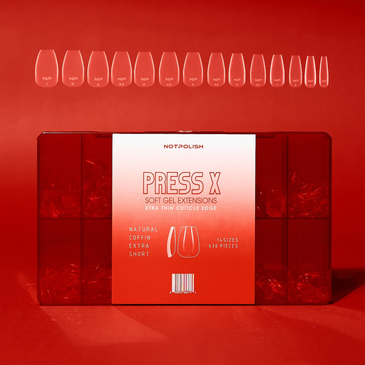 Notpolish Press X- Tip Case 630 pcs - Emoi Supply
