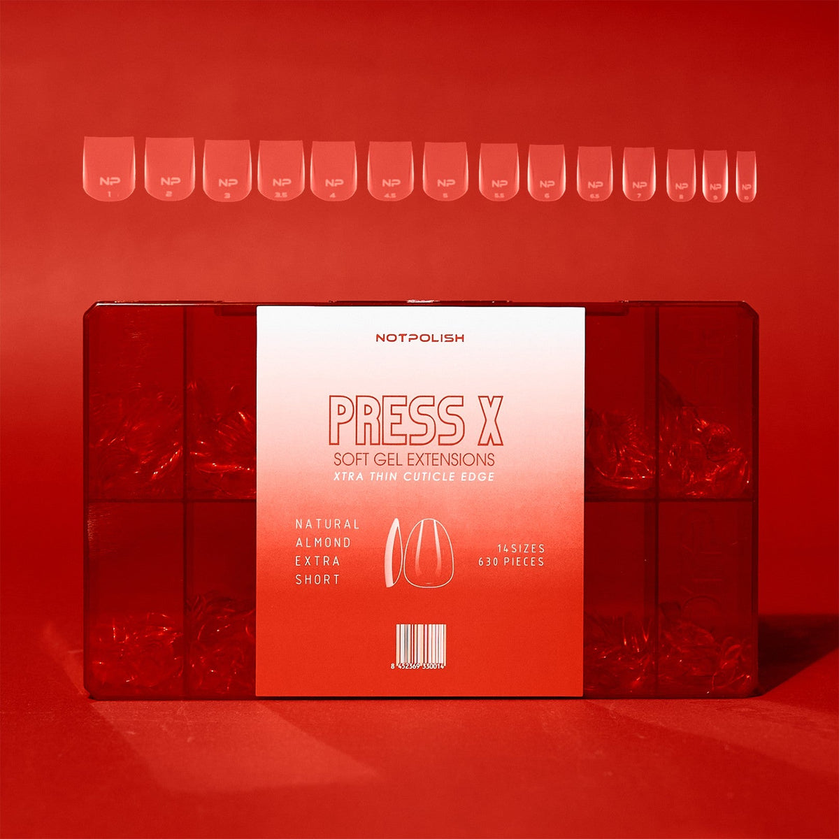 Notpolish Press X- Tip Case 630 pcs - Emoi Supply