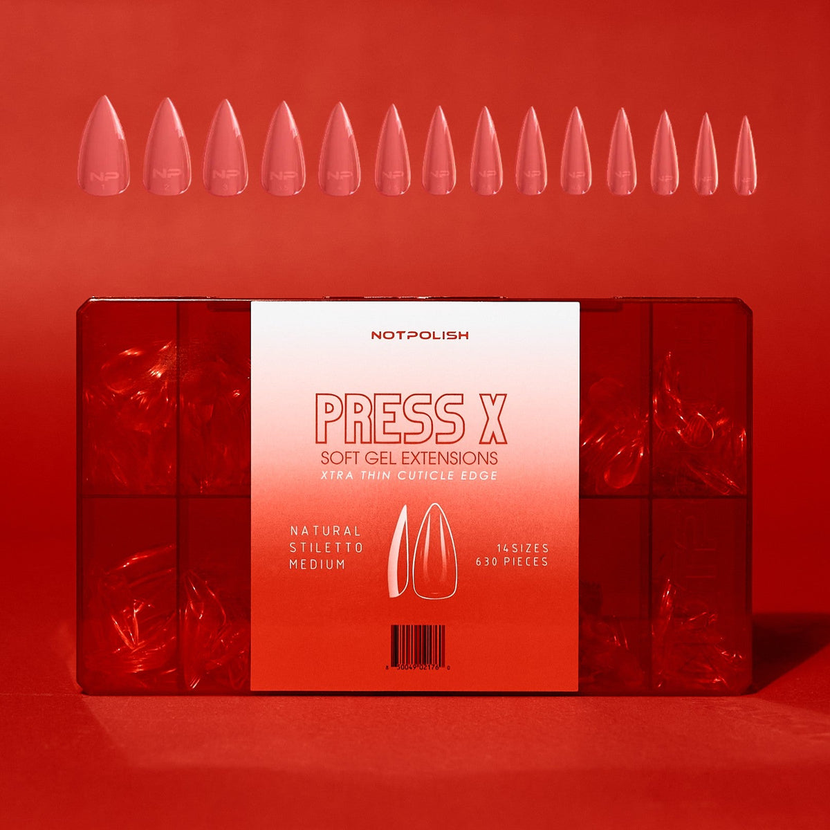 Notpolish Press X- Tip Case 630 pcs - Emoi Supply