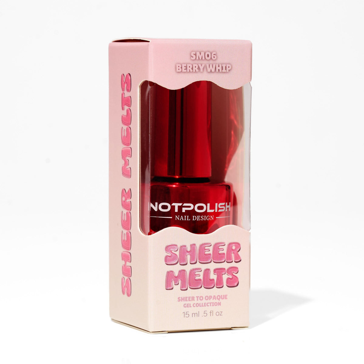 Notpolish Sheer Melts Gel - SM06 BERRY WHIP
