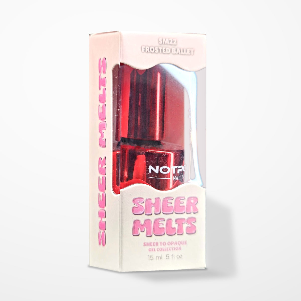 Notpolish Sheer Melts Gel - SM22 FROSTED BALLET