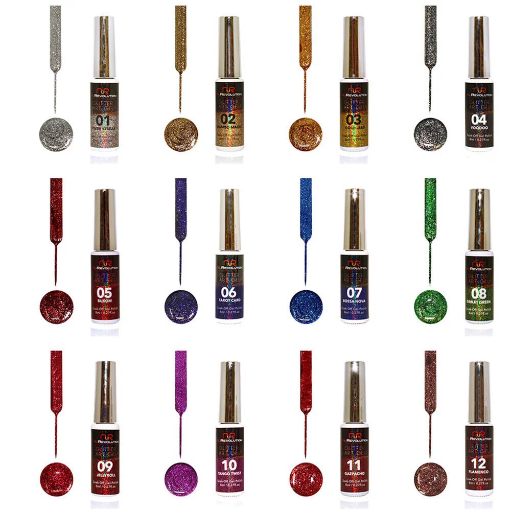 NuRevolution Gel Liner Glitter Single - EMOI SUPPLY