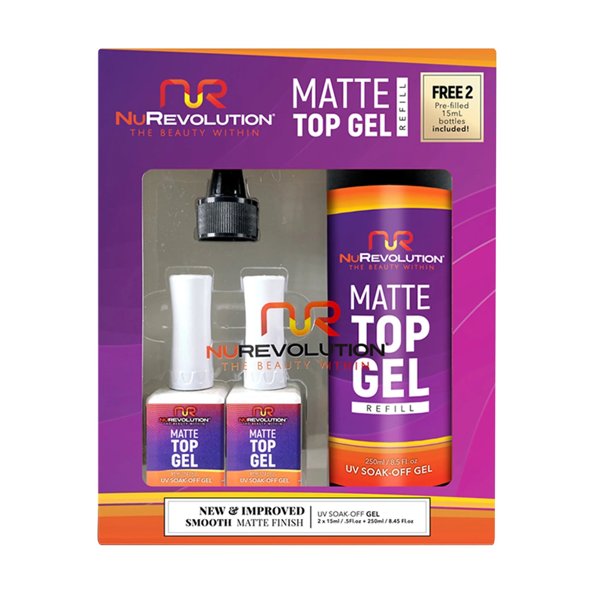 NuRevolution Matte Top Refill - EMOI SUPPLY