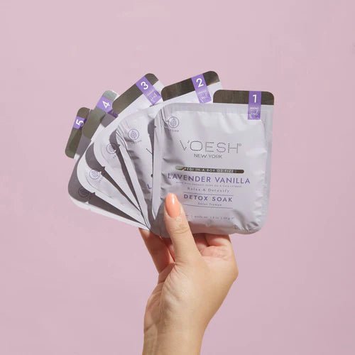 Pedi in a Box O2 Fizz 5 Step – Lavender Vanilla - EMOI SUPPLY