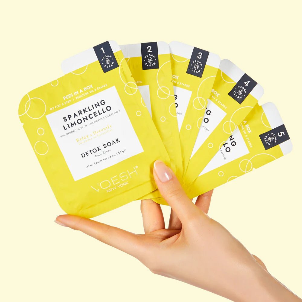 Pedi in a Box O2 Fizz 5 Step – Sparkling Limoncello - EMOI SUPPLY