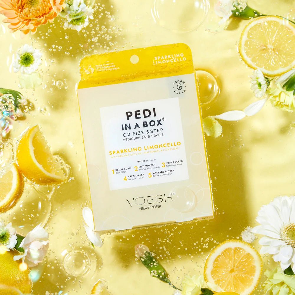 Pedi in a Box O2 Fizz 5 Step – Sparkling Limoncello - EMOI SUPPLY