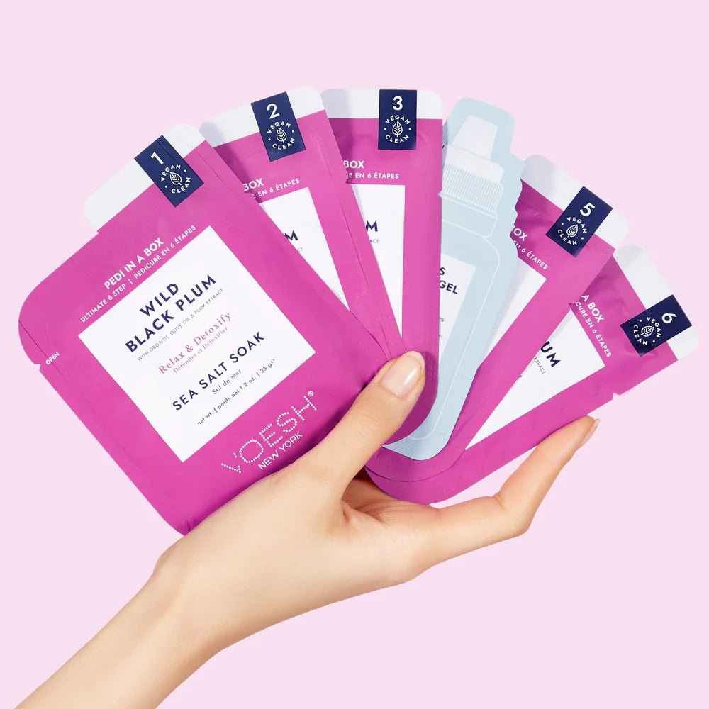 Pedi in a Ultimate 6 Step – Wild Black Plum - EMOI SUPPLY