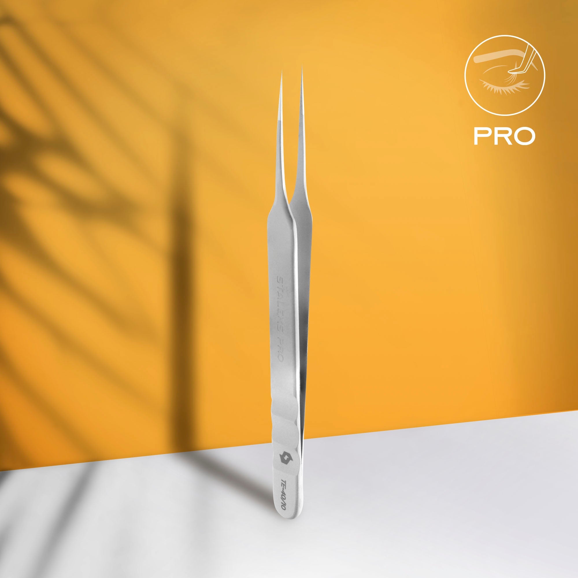 Professional eyelash tweezers EXPERT 40 TYPE 10 by Staleks - EMOI SUPPLY