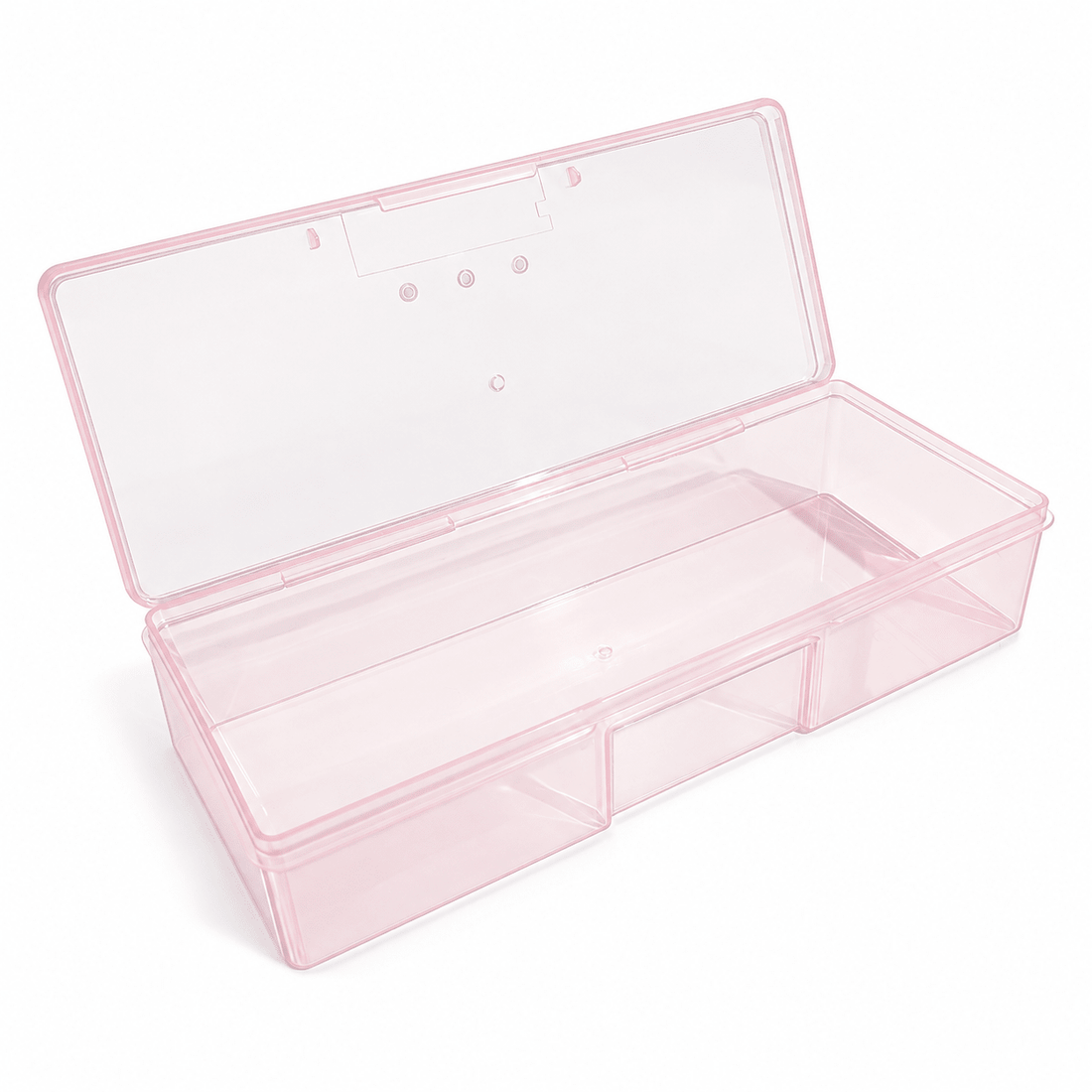 Stackable Nail Tools & Accessories Box — Pink - Emoi Supply