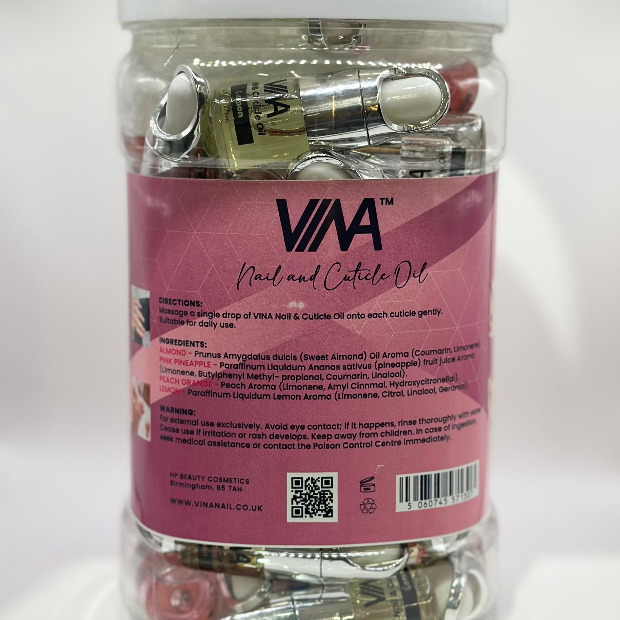 VINA Mini Nail & Cuticle Oil 5ml (Box of 48) - EMOI SUPPLY