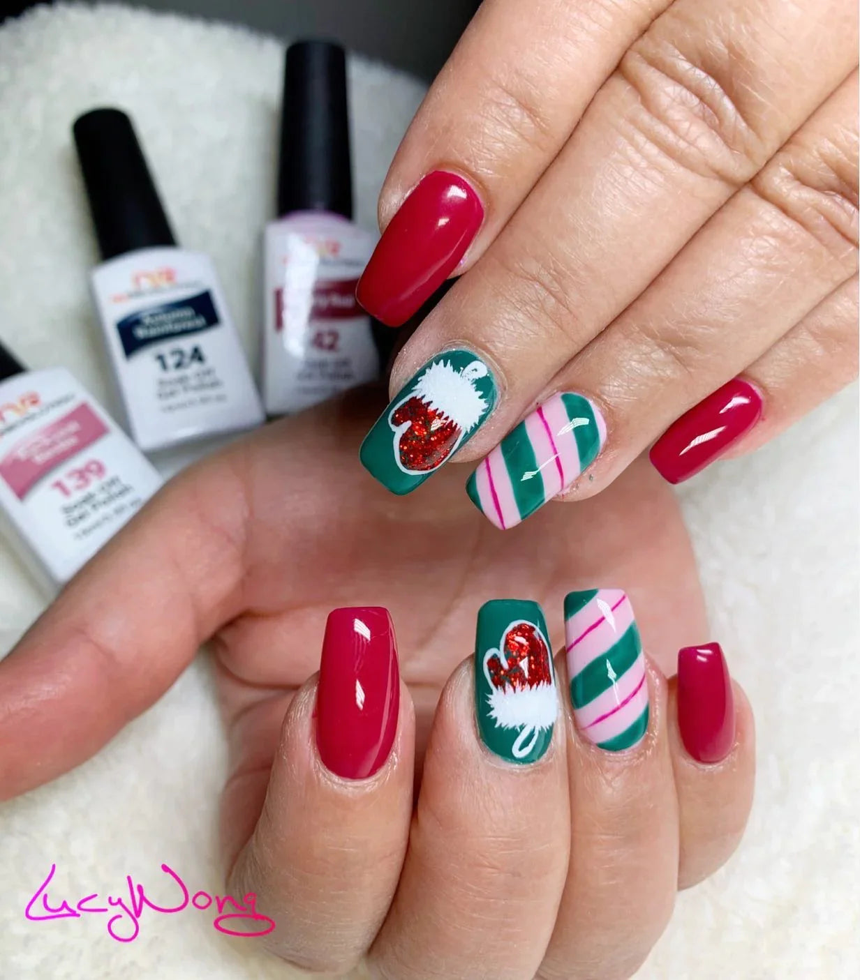 NuRevolution Trio Duo Gel & Lacquer 042 Berry Red