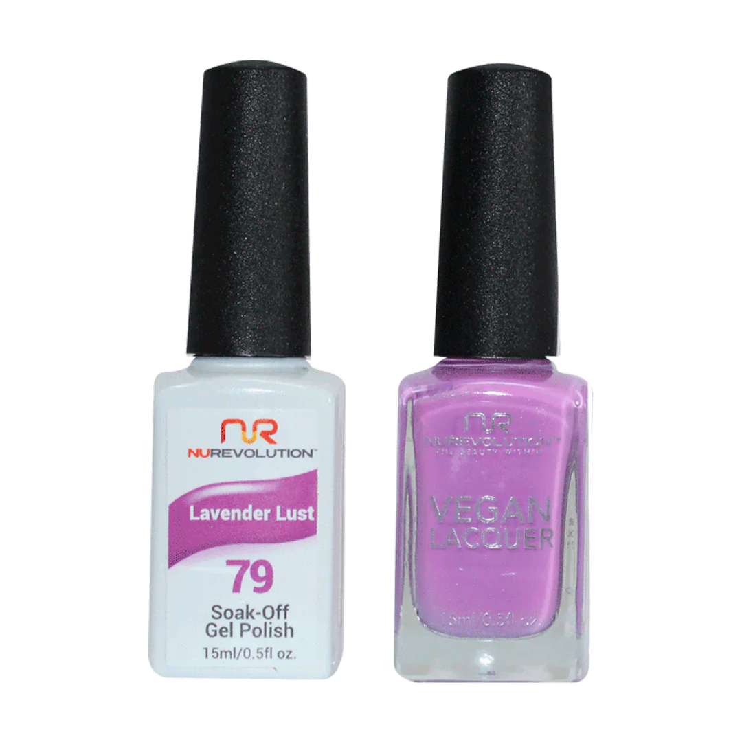 NuRevolution Trio Duo Gel & Lacquer 079 Lavender Lust