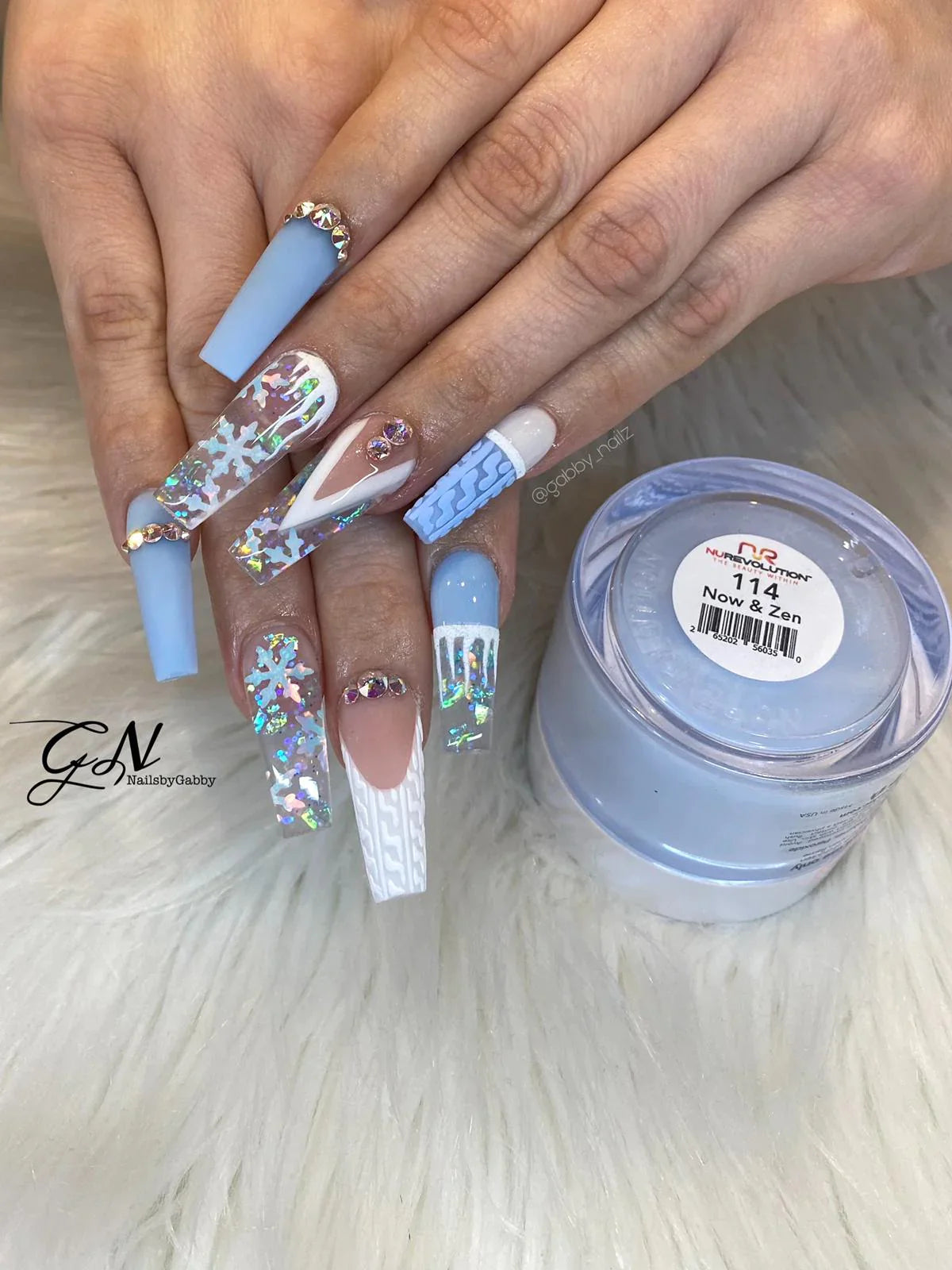 NuRevolution Trio Dip/Acrylic Powder 114 Now & Zen