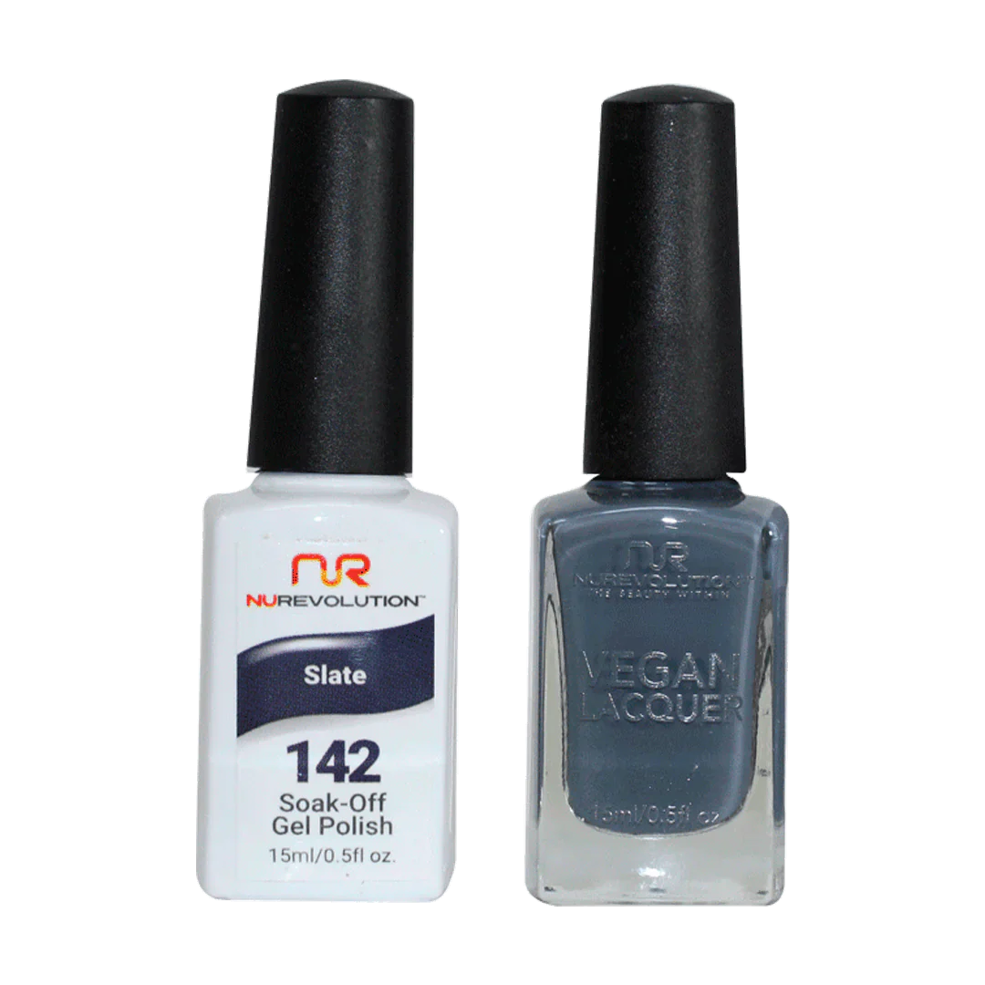 NuRevolution Trio Duo Gel & Lacquer 142 Slate
