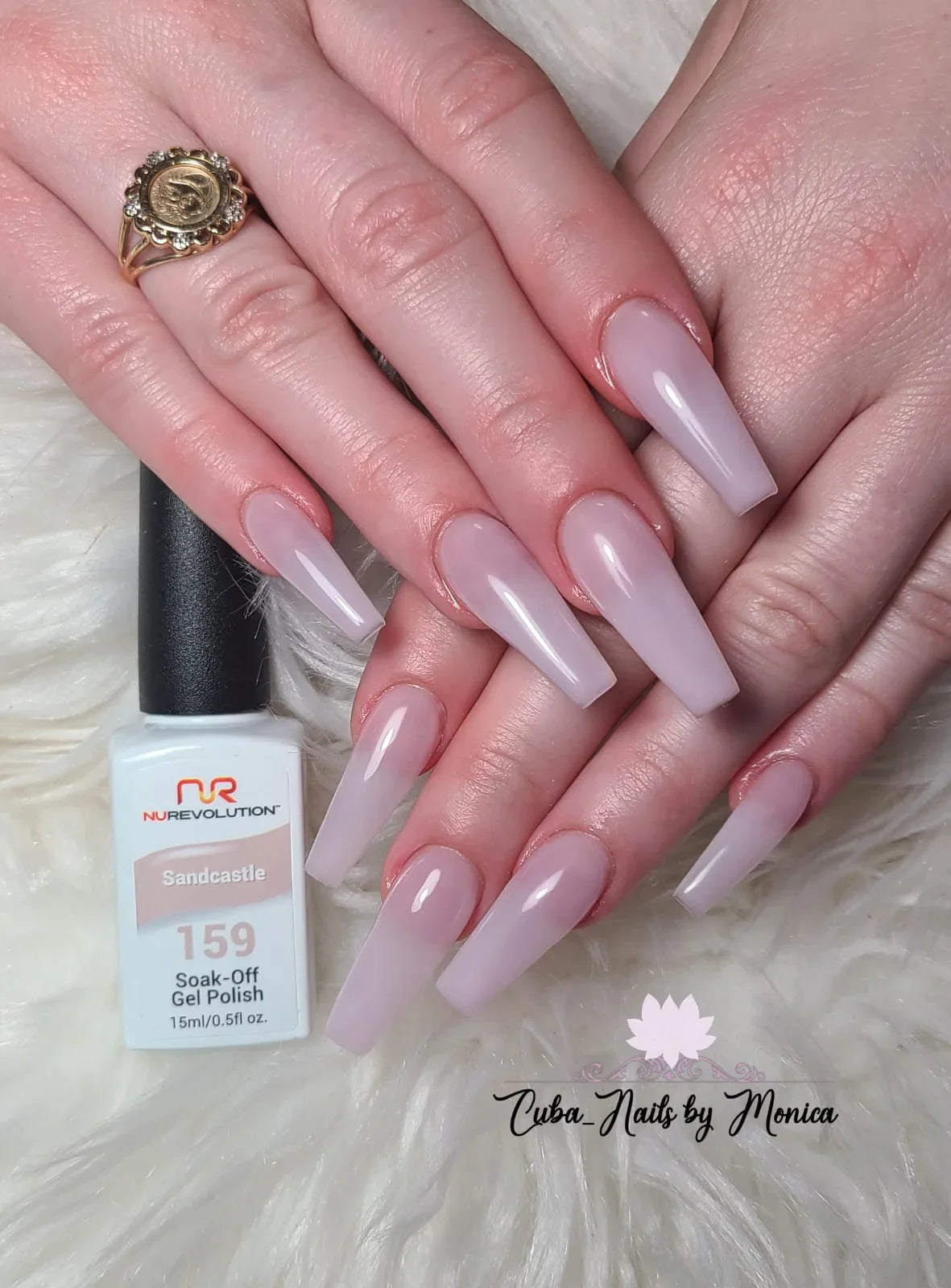 NuRevolution Trio Duo Gel & Lacquer 159 Sandcastle