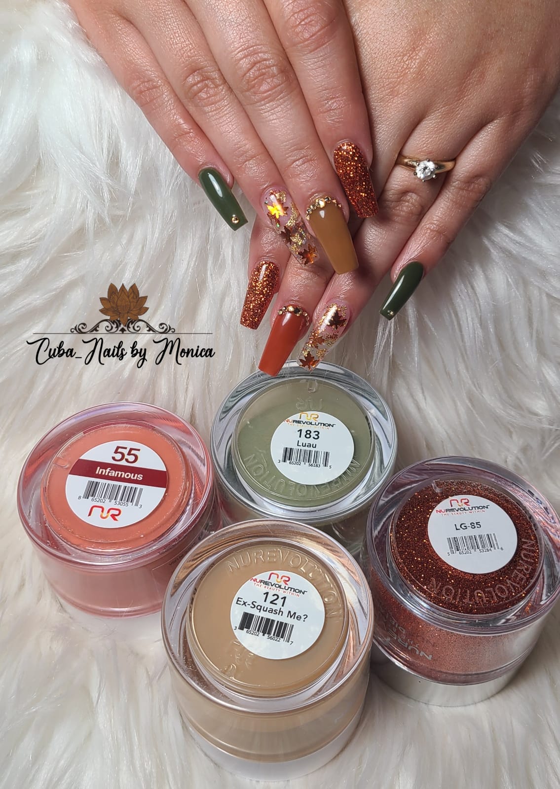 NuRevolution Trio Dip/Acrylic Powder 183 Luau