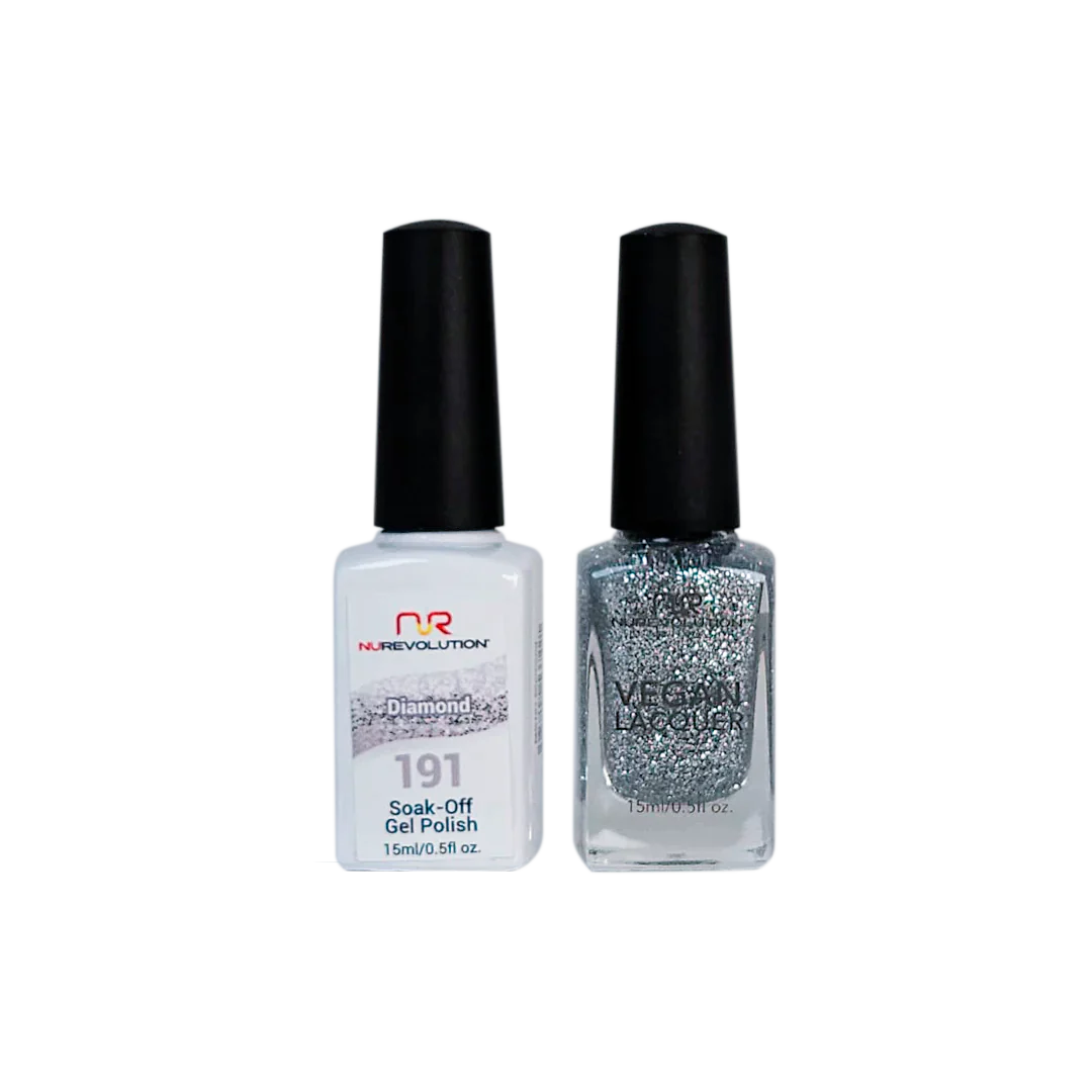 NuRevolution Trio Duo Gel & Lacquer 191 Diamond