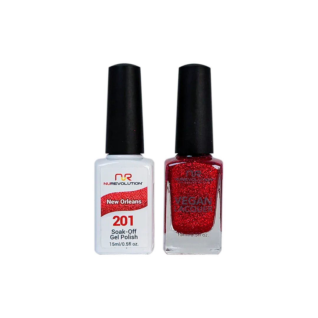 NuRevolution Trio Duo Gel & Lacquer 201 New Orleans