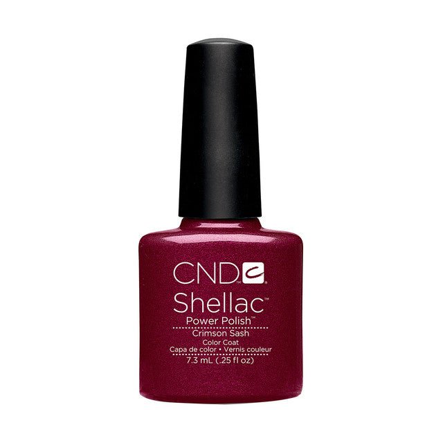 CND Shellac - Crimson Sash - EMOI SUPPLY