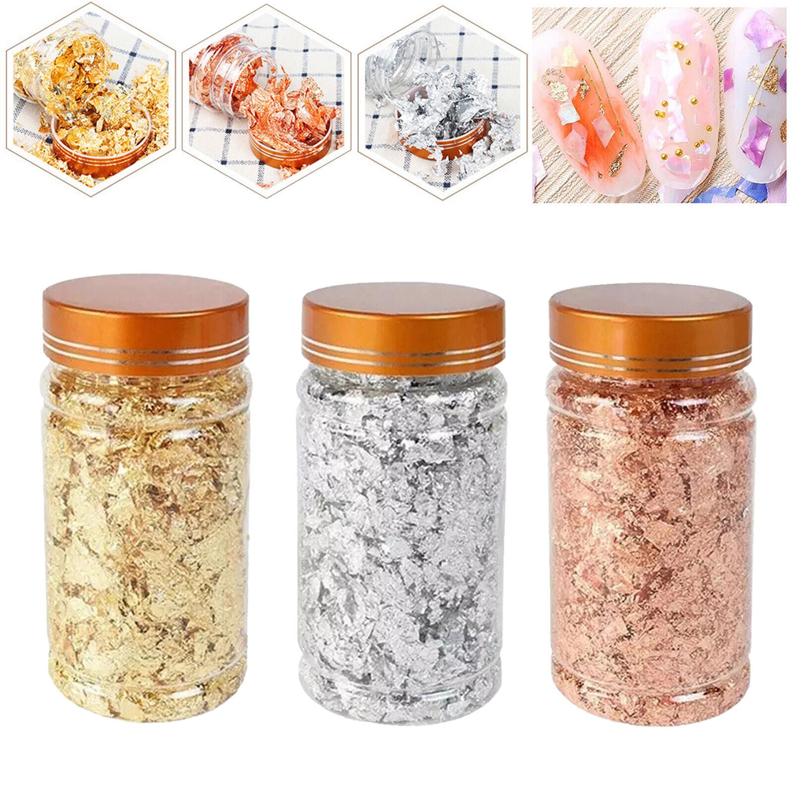 Foil Flakes - Set of 3