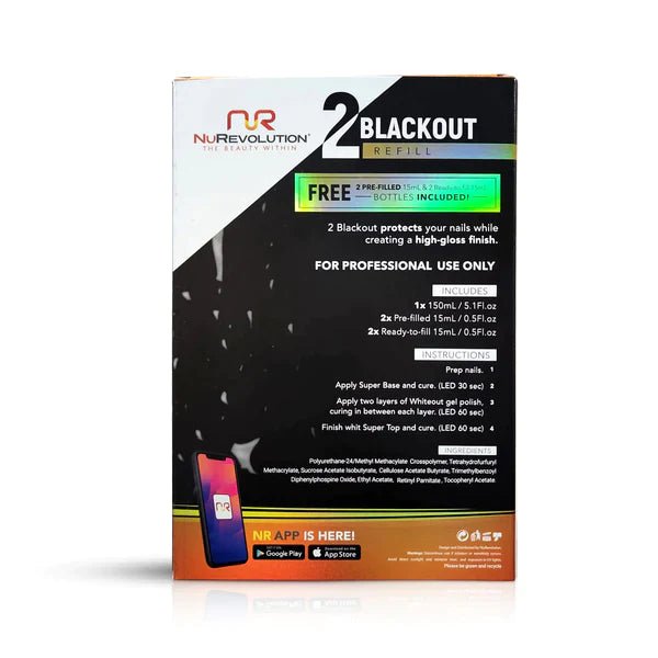 NuRevolution Blackout – 15ml or Refill Pack - EMOI SUPPLY