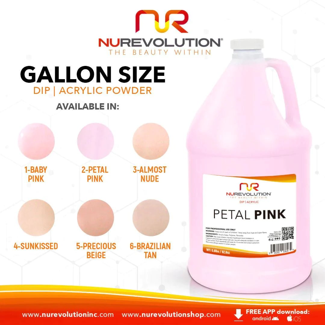 NuRevolution Dip|Acrylic Powder Foundation Nude Collection - EMOI SUPPLY