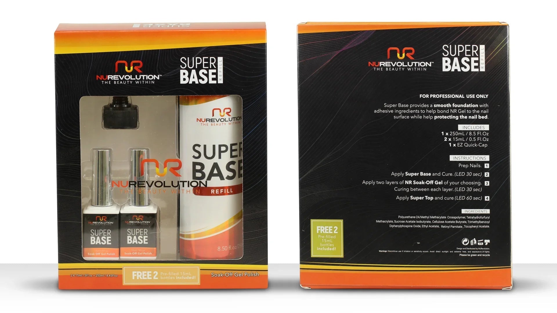 NuRevolution Super Base – Refill Set - EMOI SUPPLY