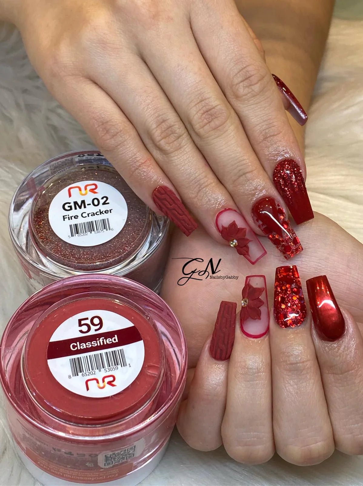 NuRevolution Trio Dip/Acrylic Powder 059 Classified - EMOI SUPPLY